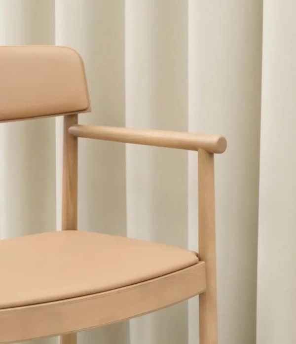 Hem Sitzgelegenheiten-Normann Copenhagen Timb Sessel, Hellbraun - Ultra Leder Kamelbraun