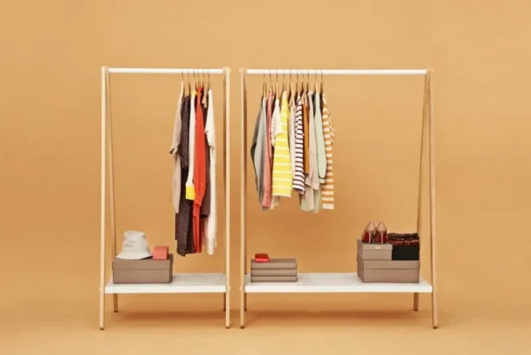 Normann Copenhagen Garderoben Und Kleiderbügel^Toj Kleiderständer, groß, weiß/Esche