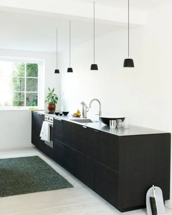 Louis Poulsen Deckenleuchten-Normann Copenhagen Tub Pendelleuchte, 13 cm, Schwarz