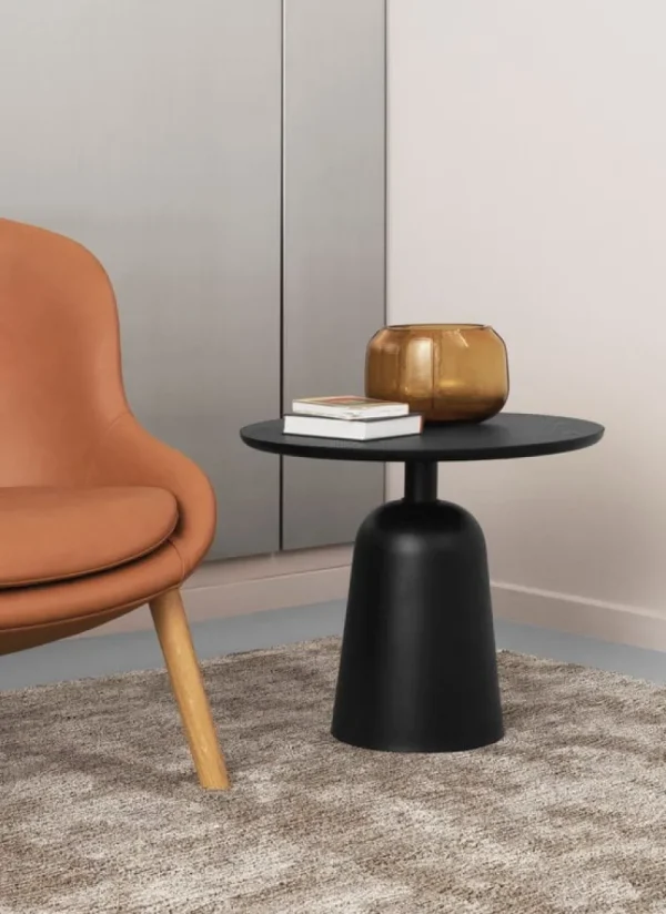 Normann Copenhagen Tische-Turn Beistelltisch, 55 cm, Schwarz