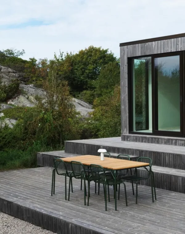 Normann Copenhagen Terrassenmöbel | Sitzgelegenheiten^Vig Armlehnstuhl, Dunkelgrün