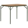 Normann Copenhagen Terrassenmöbel | Tische^Vig Esstisch, 90 x 80 cm, Robinienholz - Dunkelgrün