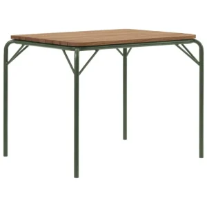 Normann Copenhagen Terrassenmöbel | Tische^Vig Esstisch, 90 x 80 cm, Robinienholz - Dunkelgrün
