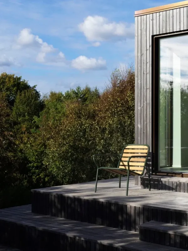 Normann Copenhagen Terrassenmöbel | Sitzgelegenheiten^Vig Loungesessel, Robinienholz - Dunkelgrün