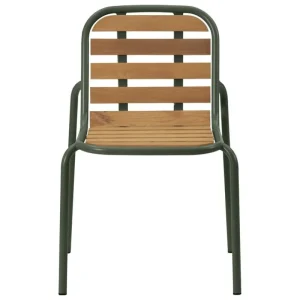 Normann Copenhagen Terrassenmöbel | Sitzgelegenheiten^Vig Stuhl, Robinienholz - Dunkelgrün
