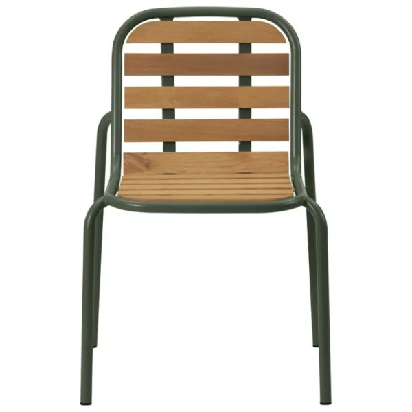 Normann Copenhagen Terrassenmöbel | Sitzgelegenheiten^Vig Stuhl, Robinienholz - Dunkelgrün