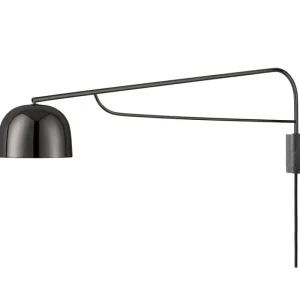 Normann Copenhagen Wandleuchten-Wandleuchte Grant 111 cm, schwarz
