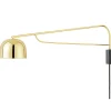 Secto Design Wandleuchten-Normann Copenhagen Wandleuchte Grant 111 cm, Messing