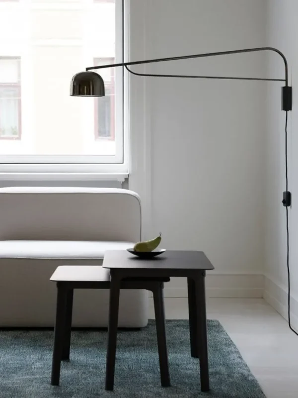Normann Copenhagen Wandleuchten-Wandleuchte Grant 111 cm, schwarz