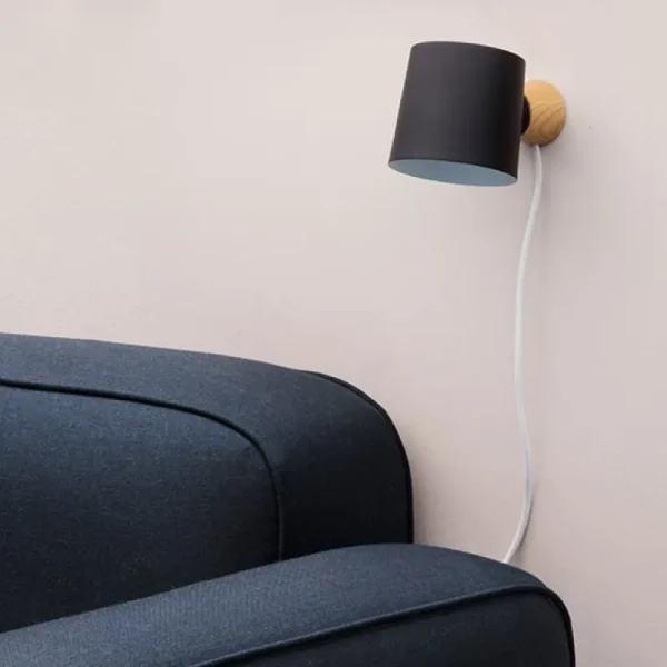 Nemo Lighting Wandleuchten-Normann Copenhagen Wandleuchte Rise, schwarz
