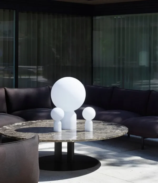 Normann Copenhagen Außenbeleuchtung | Außenleuchten^Yo Tischleuchte, tragbar, klein, weiß