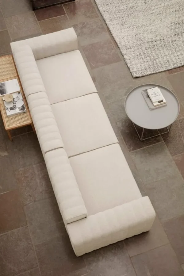 Muuto Tische | Sitzgelegenheiten-NORR11 Le Roi Bank, Esche gebeizt - Rattan