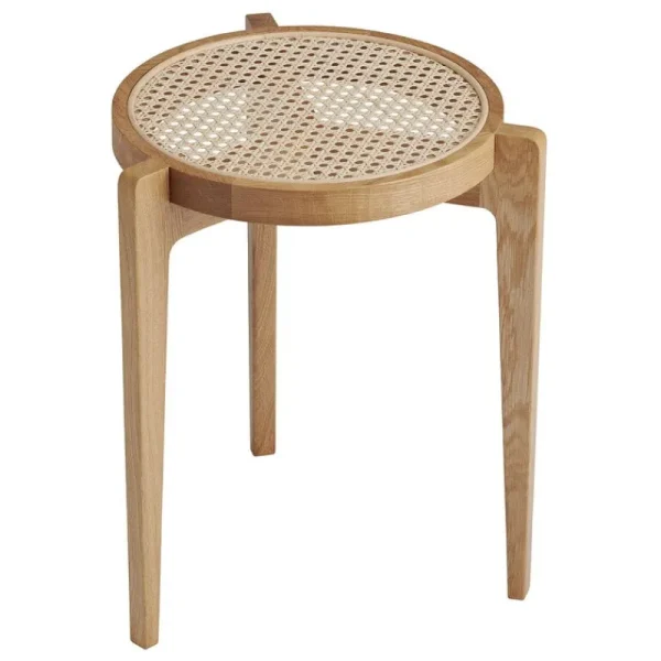 Vaarnii Tische-NORR11 Le Roi Beistelltisch, Esche gebeizt - Rattan