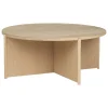 Kartell Tische-Northern Cling Couchtisch, groß, 90 cm, hell geöltes Eichenholz