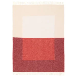 Northern Decken Und Überwürfe^Echo Decke, 130 x 170 cm, rot