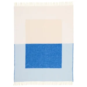 Northern Decken Und Überwürfe^Echo Decke, 130 x 170 cm, blau