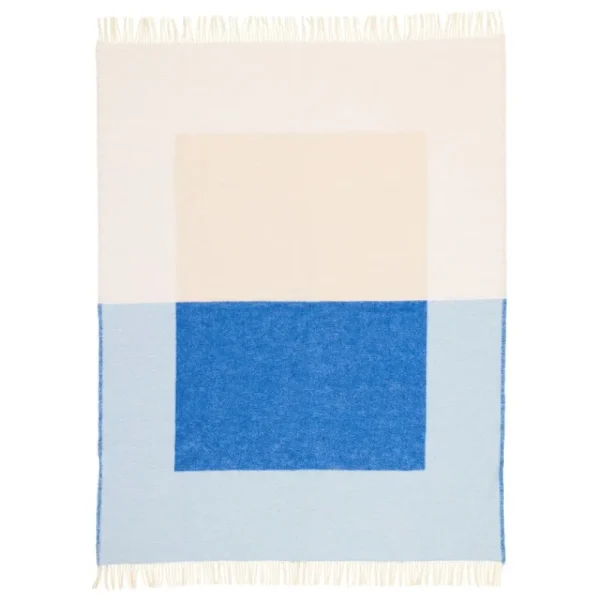 Northern Decken Und Überwürfe^Echo Decke, 130 x 170 cm, blau