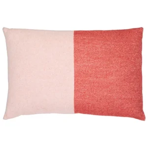 Northern Kissen^Echo Kissenbezug, 40 x 60 cm, vertikal rot