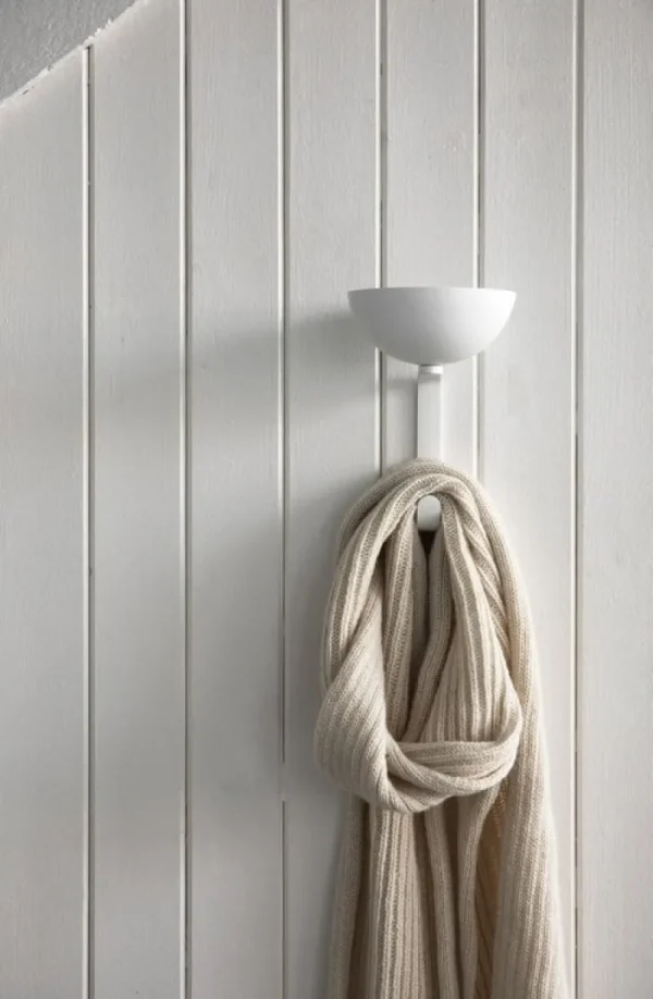 Northern Garderoben Und Kleiderbügel^Nest Wandhaken, Mattweiß