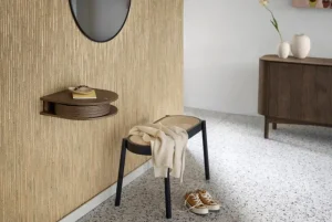 Audo Copenhagen Tische | Regale-Northern Valet Wandschublade, klein, Eiche geräuchert