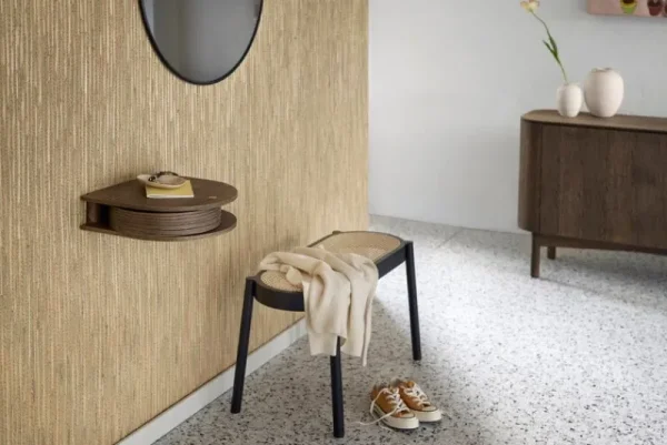 Audo Copenhagen Tische | Regale-Northern Valet Wandschublade, klein, Eiche geräuchert