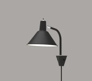 Normann Copenhagen Wandleuchten-NUAD Arcon Wandleuchte, Schwarz