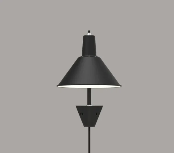 Normann Copenhagen Wandleuchten-NUAD Arcon Wandleuchte, Schwarz