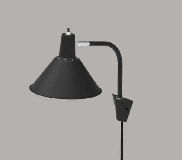 Normann Copenhagen Wandleuchten-NUAD Arcon Wandleuchte, Schwarz