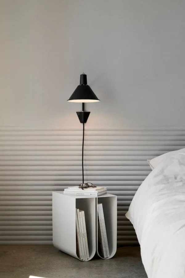 Normann Copenhagen Wandleuchten-NUAD Arcon Wandleuchte, Schwarz