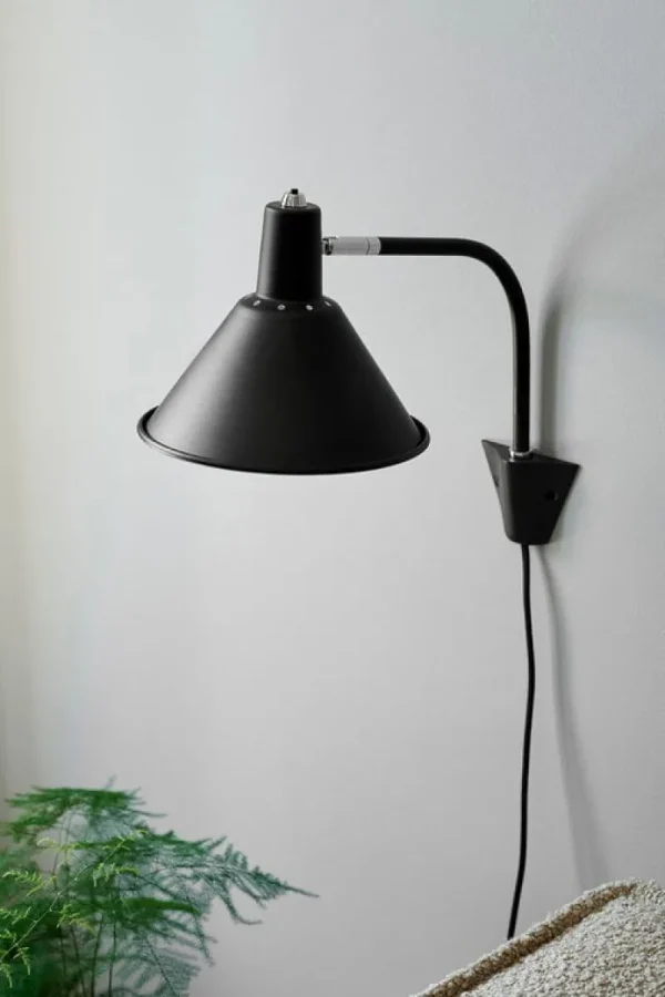 Normann Copenhagen Wandleuchten-NUAD Arcon Wandleuchte, Schwarz