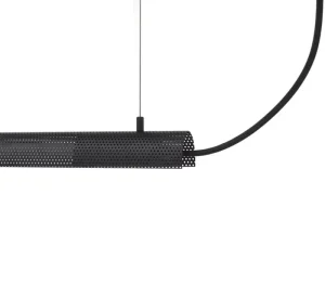Carl Hansen & Su00f8n Deckenleuchten-NUAD Radent Pendelleuchte, 135 cm, Schwarz