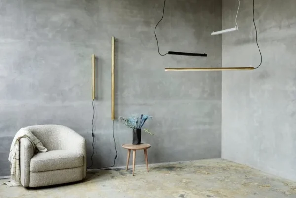 NUAD Wandleuchten-Radent Wandleuchte, 135 cm, Messing