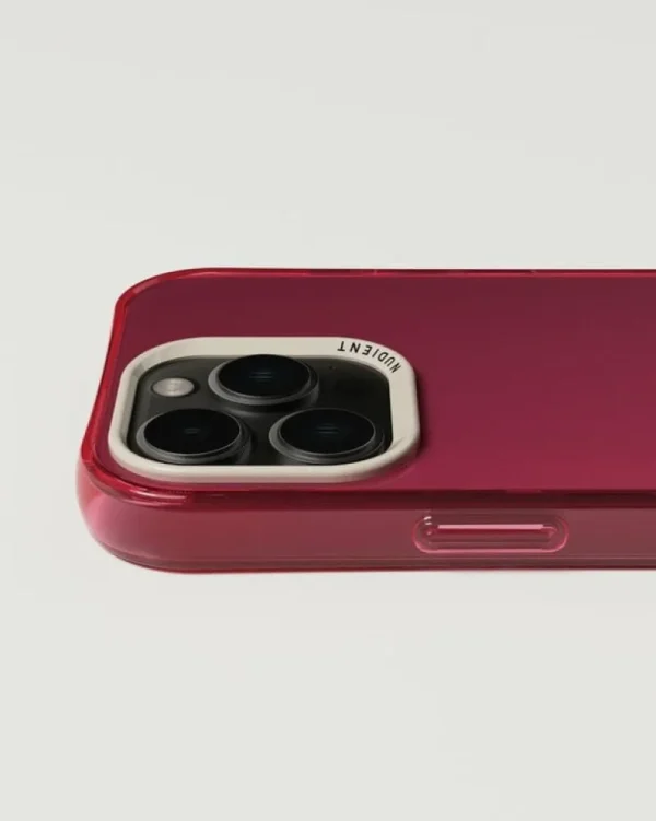 Nudient Unterhaltungselektronik^Form Case für iPhone, Rosa, transparent