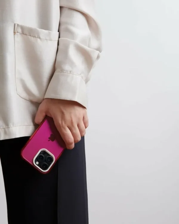 Nudient Unterhaltungselektronik^Form Case für iPhone, Rosa, transparent