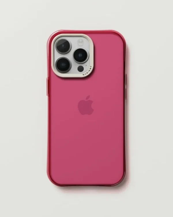 Nudient Unterhaltungselektronik^Form Case für iPhone, Rosa, transparent