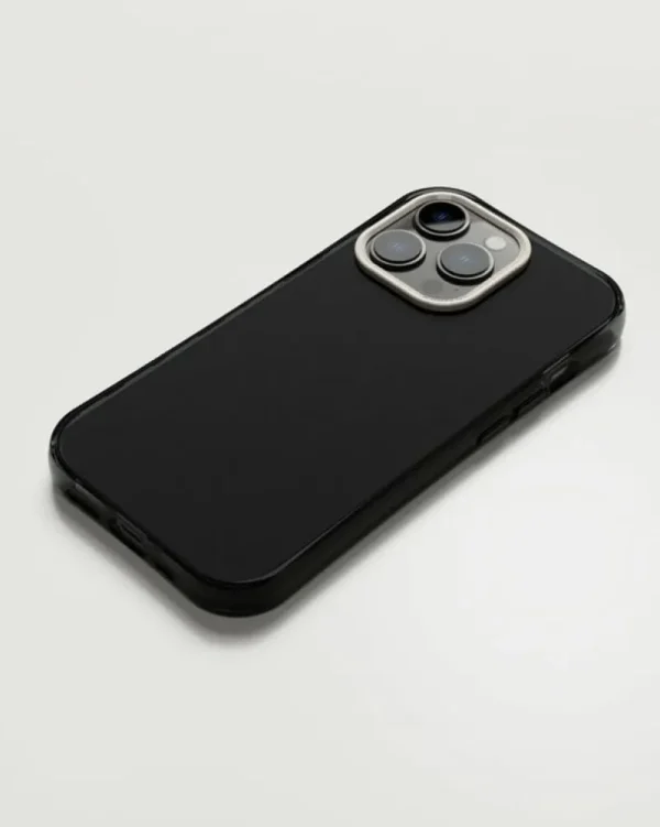 Nudient Unterhaltungselektronik^Form Case für iPhone, Schwarz, transparent