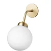 Tom Dixon Wandleuchten-Nuura Apiales Wandleuchte, festverdrahtet, gebürstetes Messing – Opalw