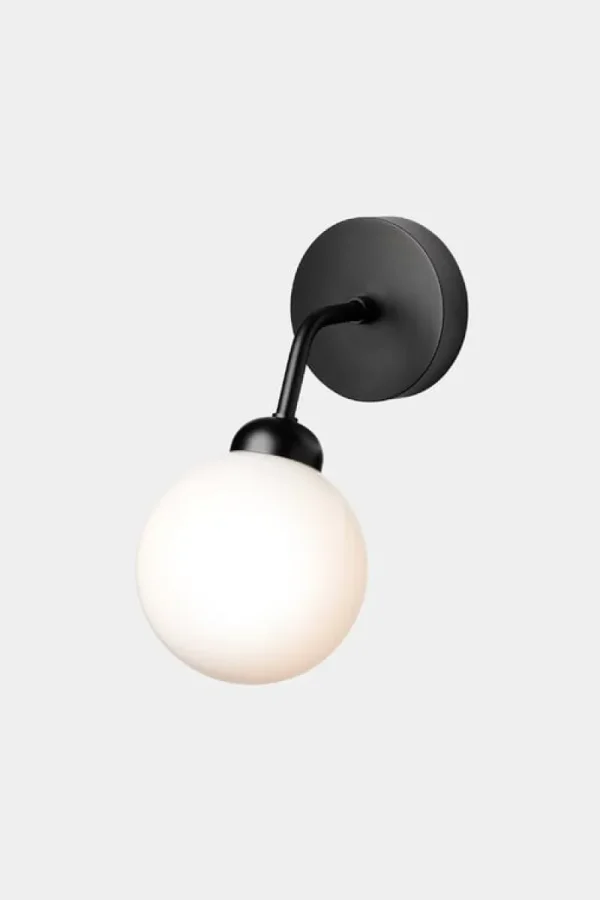 Tom Dixon Wandleuchten-Nuura Apiales Wandleuchte, Satinschwarz - Opalweiß