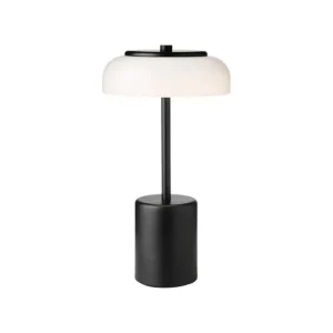 Flos Tischlampen | Tragbare Lampen-Nuura Blossi Mini tragbare Tischleuchte, schwarz - Opal