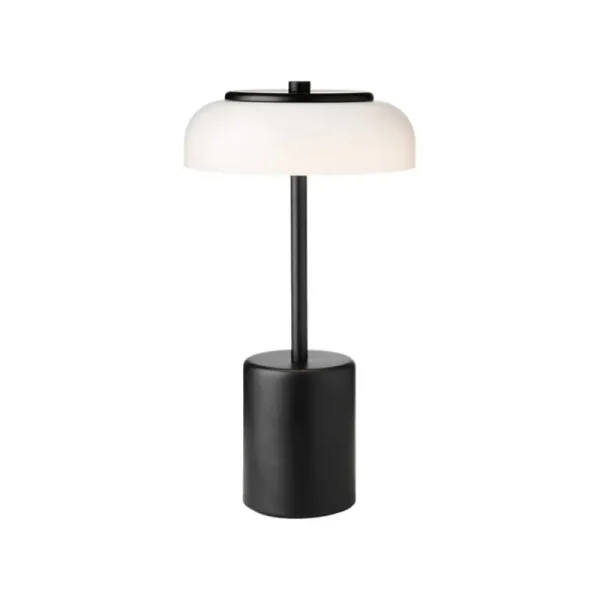 Flos Tischlampen | Tragbare Lampen-Nuura Blossi Mini tragbare Tischleuchte, schwarz - Opal