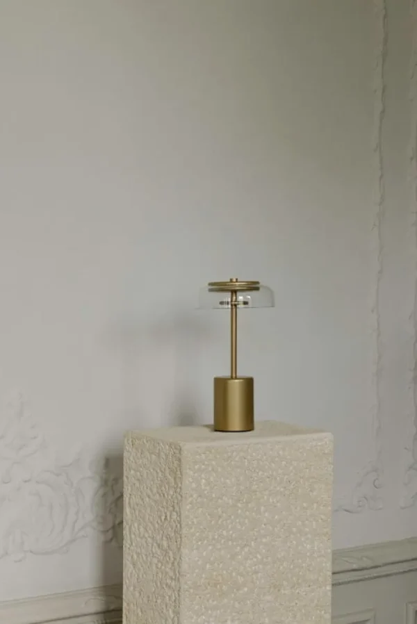 TIPTOE Tischlampen | Tragbare Lampen-Nuura Blossi Mini tragbare Tischleuchte, Nordic Gold - klar