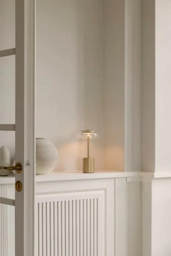 TIPTOE Tischlampen | Tragbare Lampen-Nuura Blossi Mini tragbare Tischleuchte, Nordic Gold - klar