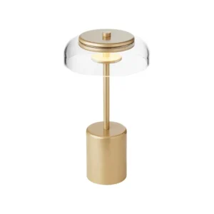 TIPTOE Tischlampen | Tragbare Lampen-Nuura Blossi Mini tragbare Tischleuchte, Nordic Gold - klar