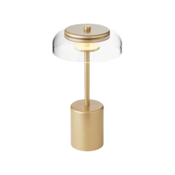TIPTOE Tischlampen | Tragbare Lampen-Nuura Blossi Mini tragbare Tischleuchte, Nordic Gold - klar