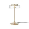 Finnish Design Shop Tischlampen-Nuura Blossi Tischleuchte, klein, Nordic Gold - Klarglas