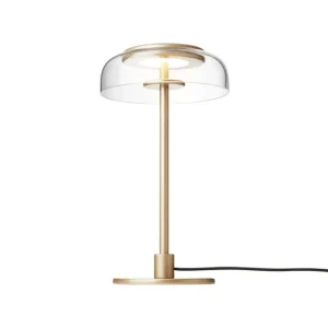 Finnish Design Shop Tischlampen-Nuura Blossi Tischleuchte, klein, Nordic Gold - Klarglas