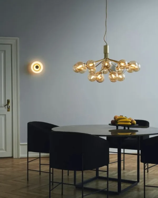 GUBI Wandleuchten | Deckenleuchten-Nuura Blossi Wand/Deckenleuchte, Nordic Gold – Opalweiß