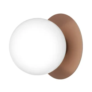 Nuura Außenbeleuchtung | Außenleuchten^Liila 1 Outdoor Wand-/Deckenleuchte, Dunkelbronze - Opalweiß