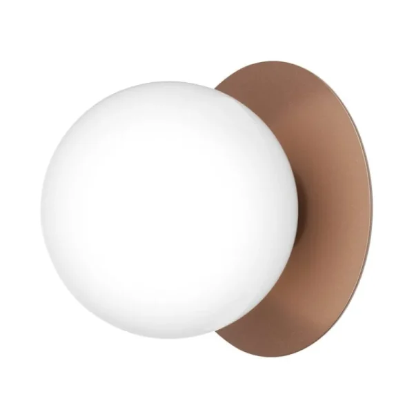 Nuura Außenbeleuchtung | Außenleuchten^Liila 1 Outdoor Wand-/Deckenleuchte, Dunkelbronze - Opalweiß