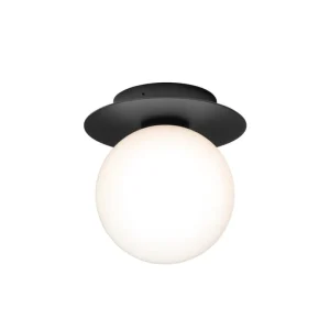 Nuura Außenbeleuchtung | Außenleuchten^Liila 1 Outdoor Wand-/Deckenleuchte, Schwarz - Opalweiß